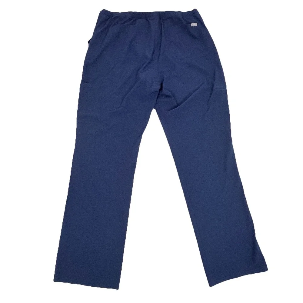FIGS Cairo Cargo Scrub Pants Men's XXL Zip Fly Blue Technical Collection